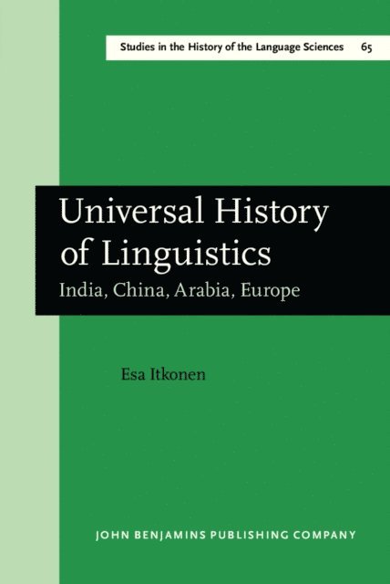 Itkonen Esa Itkonen - Universal History of Linguistics, E-bok