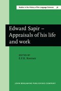 Edward Sapir - Appraisals of his life and work