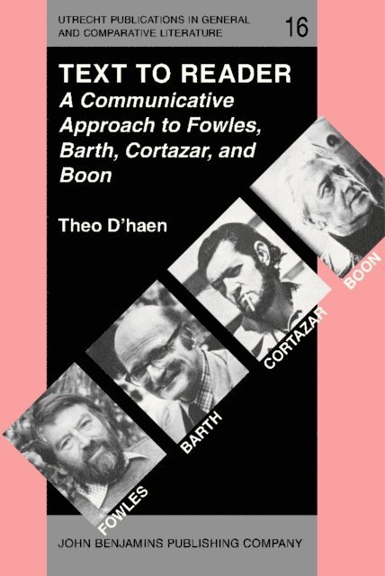 D'haen Theo D'haen - Text to Reader, E-bok