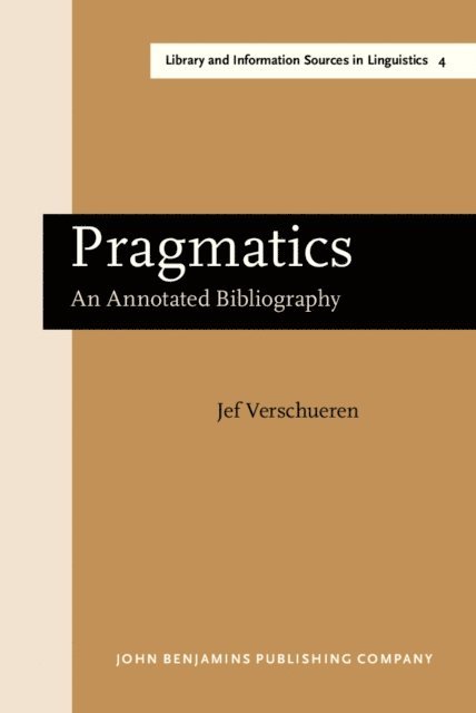 Verschueren Jef Verschueren - Pragmatics, E-bok