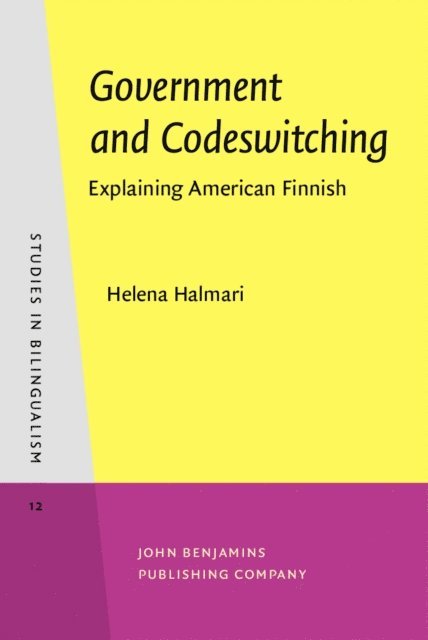 Halmari Helena Halmari - Government and Codeswitching, E-bok
