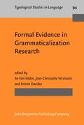 Formal Evidence in Grammaticalization Research