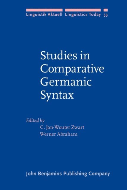 Abraham Werner Abraham, Zwart C. Jan-Wouter Zwart - Studies in Comparative Germanic Syntax, E-bok