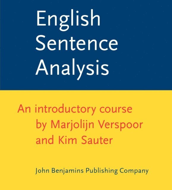 Sauter Kim Sauter, Verspoor Marjolijn H. Verspoor - English Sentence Analysis, E-bok