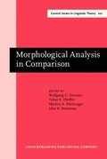 Morphological Analysis in Comparison