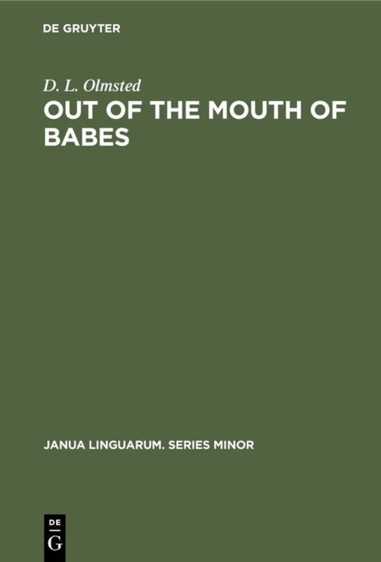Out of the Mouth of Babes