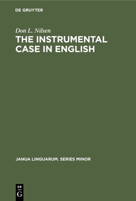 Instrumental Case in English