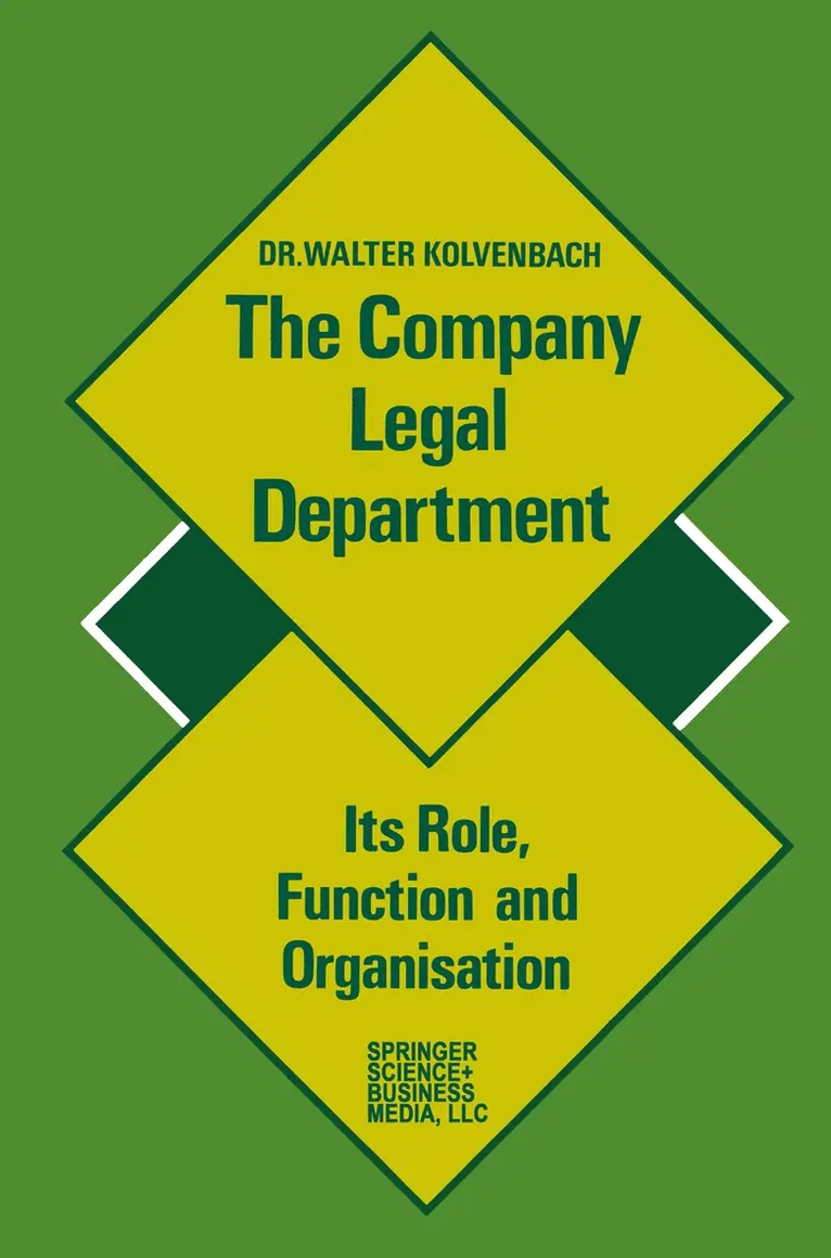 Walter Kolvenbach - Company Legal Department, Häftad. Tillgänglighet: Lägg i varukorg