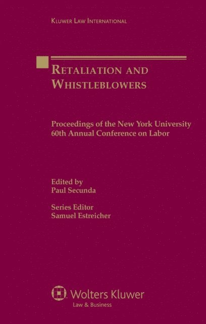 Paul Secunda - Retaliation and Whistleblowers, E-bok