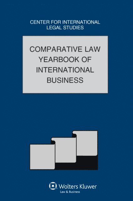Dennis Campbell - Comparative Law Yearbook of International Business, E-bok