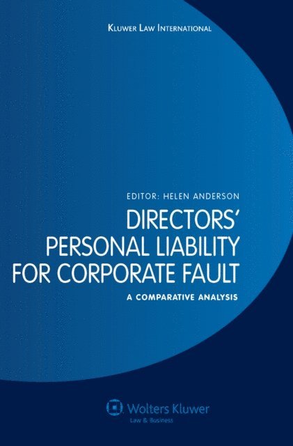 Rick Krever, Helen Anderson - Directors' Personal Liability for Corporate Fault, E-bok