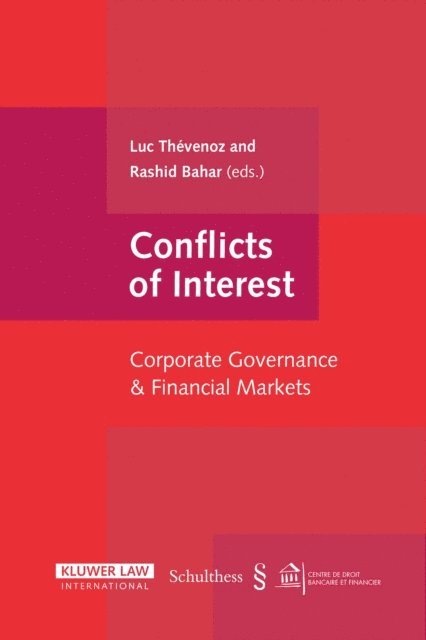 Rashid Bahar, Luc Thévenoz - Conflicts of Interest, E-bok
