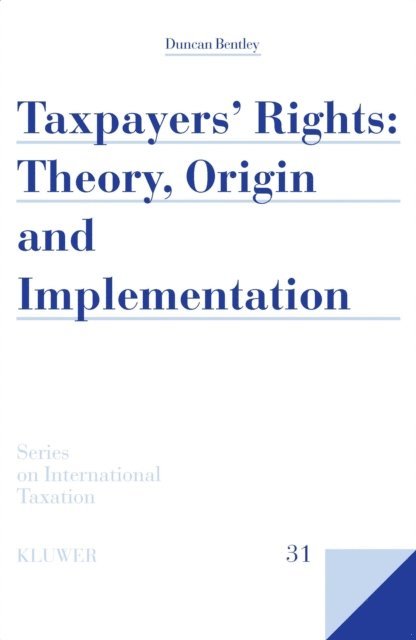 Duncan Bentley - Taxpayers' Rights, E-bok