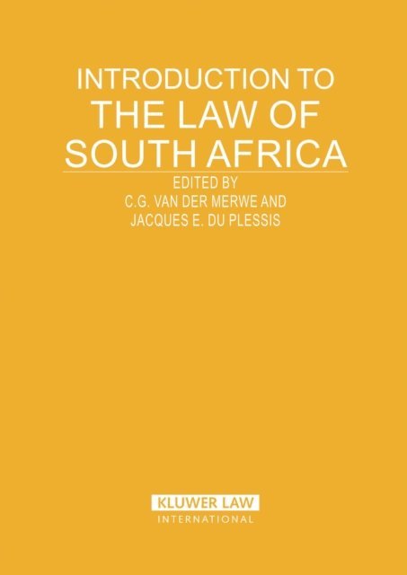 Jacques E. du Plessis, C.G. van der Merwe - Introduction to the Law of South Africa, E-bok