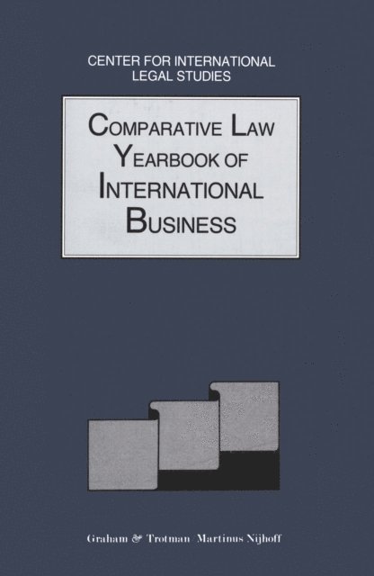 Dennis Campbell - Comparative Law Yearbook of International Business, E-bok