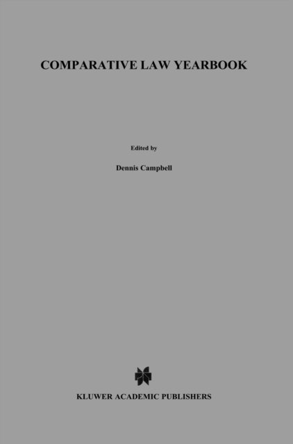 Dennis Campbell - Comparative Law Yearbook, E-bok