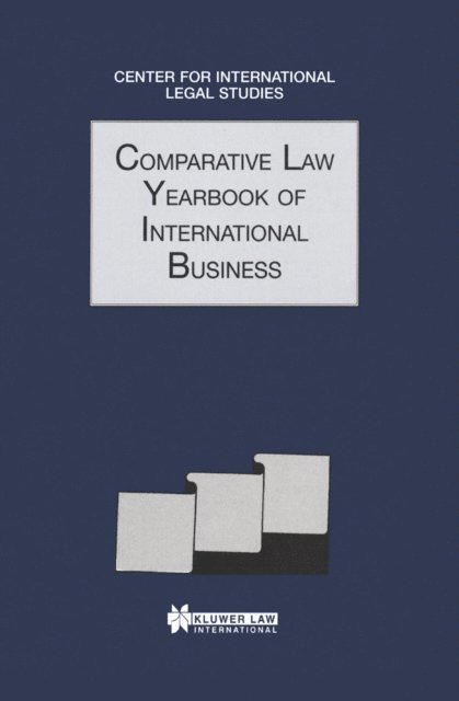 Susan Cotter - Comparative Law Yearbook of International Business, E-bok