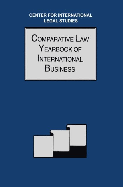 Comparative Law Yearbook of International Business, E-bok