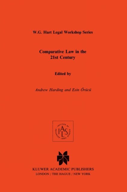 Esin Orucu, Andrew Harding - Comparative Law in the 21st Century, E-bok