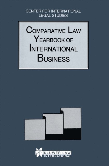 Comparative Law Yearbook of International Business, E-bok