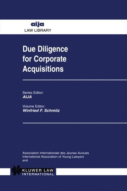 Due Diligence for Corporate Acquisitions, E-bok