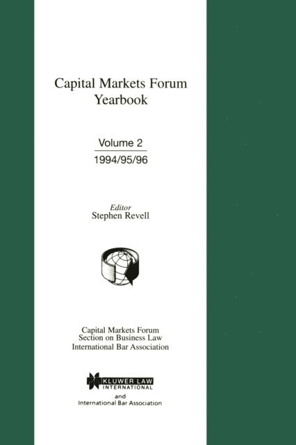Stephen M. Revell - Capital Markets Forum Yearbook, E-bok