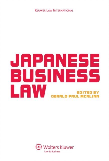 Gerald Paul McAlinn - Japanese Business Law, E-bok