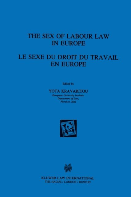 Yota Kravaritou - Sex of Labour Law in Europe, E-bok