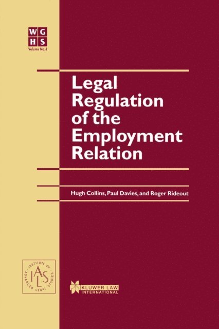 Paul Davies, Hugh Collins - Legal Regulation of the Employment Relation, E-bok