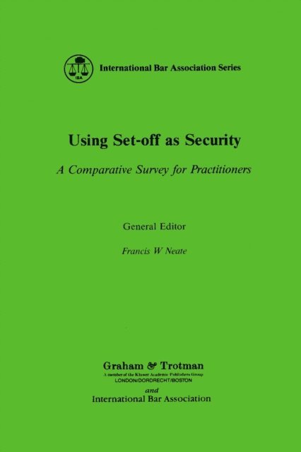 Using Set-Off as Security, E-bok