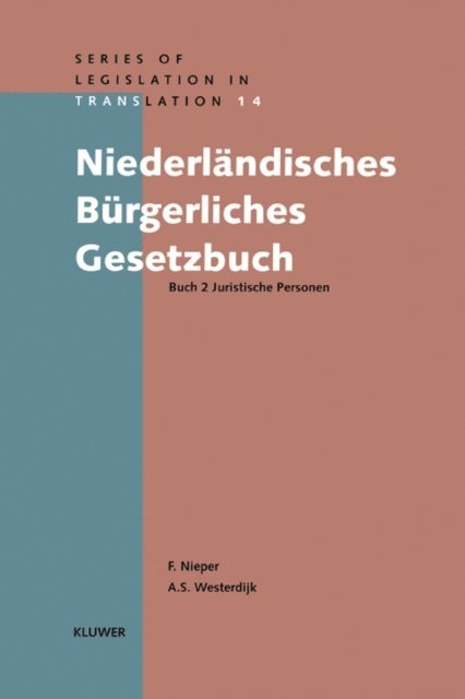 A.S. Westerdijk, F. Nieper - Niederlandishes Burgerliches Gesetzbuch, E-bok