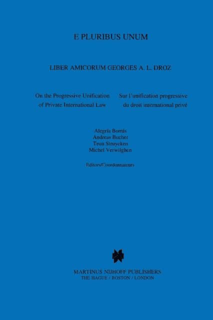 Andreas Bucher, Alegria Borras - E Pluribus Unum, E-bok