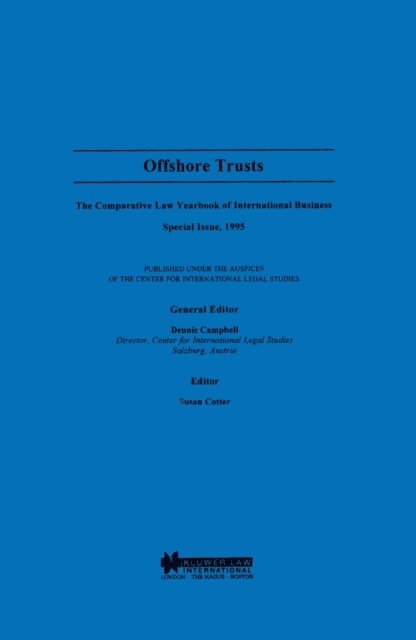 Susan Cotter - Offshore Trusts, E-bok