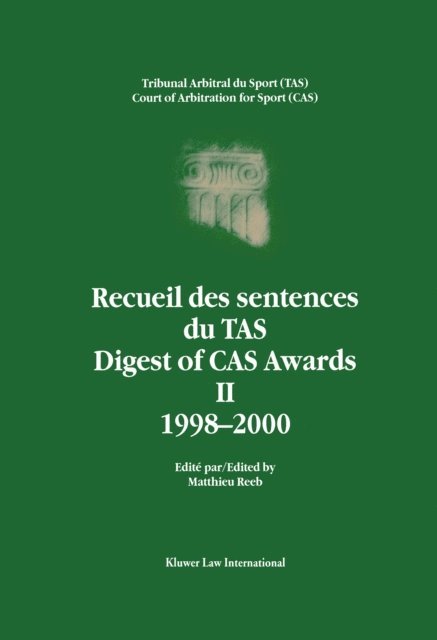 Matthieu Reeb - Digest of CAS Awards II, E-bok
