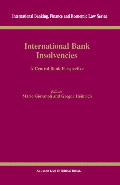 Gregor Heinrich, Mario Giovanoli - International Bank Insolvencies, E-bok