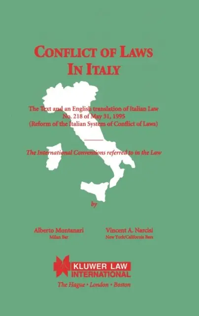 Vincent A. Narcisi, Alberto Montanari - Conflict of Laws in Italy, E-bok. Tillgänglighet: Lägg i varukorg