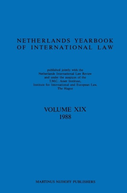 Netherlands Yearbook of International Law, E-bok