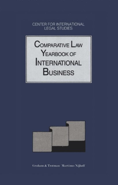 Dennis Campbell - Comparative Law Yearbook of International Business, E-bok