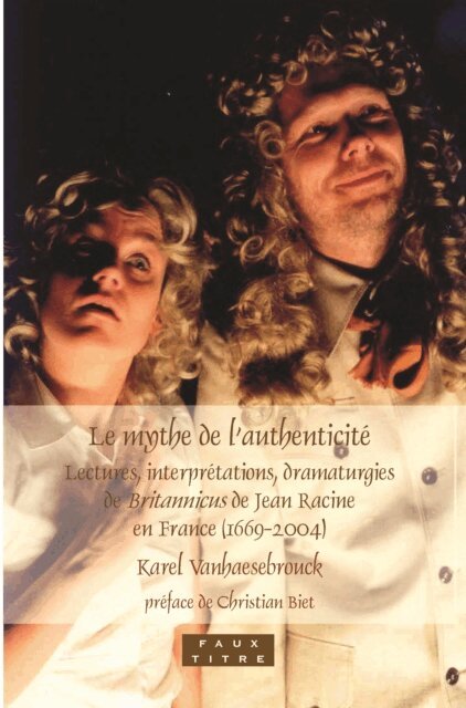 Karel Vanhaesebrouck - mythe de l'authenticite, E-bok