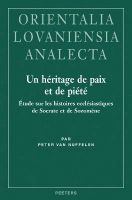 P. Van Nuffelen - Un héritage de paix et de piété, Inbunden
