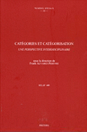 F. Alvarez-Pereyre - Categories Et Categorisation: Une Perspective Interdisciplinaire, Häftad