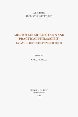 C. Natali - Aristotle: Metaphysics and Practical Philosophy, Häftad