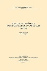 H. Pasqua - Identite Et Difference Dans l'Oeuvre de Nicolas de Cues (1401-1464), Häftad. Tillgänglighet: Lägg i varukorg