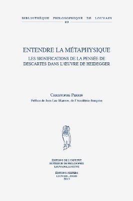 C. Perrin - Entendre la métaphysique, Häftad