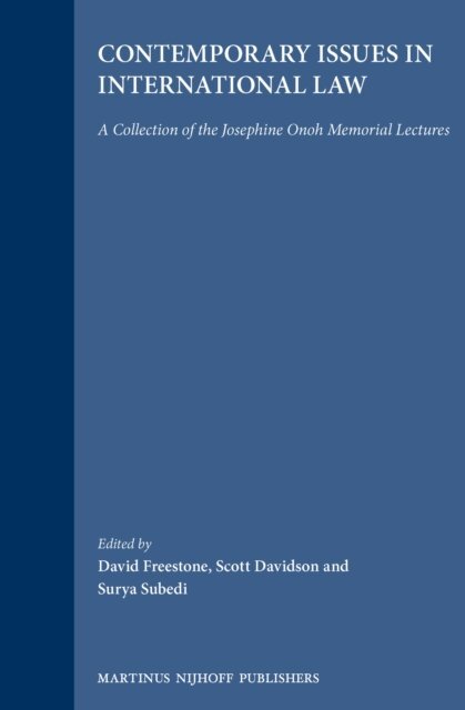 Surya Subedi, Scott Davidson, David Freestone - Contemporary Issues in International Law, E-bok