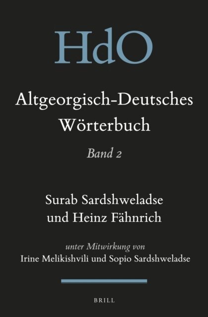 Heinz Fahnrich, Surab Sardshweladse - Altgeorgisch-Deutsches Worterbuch, E-bok