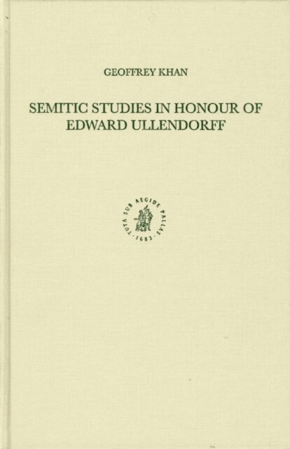 Geoffrey Khan - Semitic Studies in Honour of Edward Ullendorff, E-bok