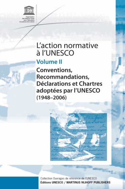 UNESCO - l'Action Normative a l'UNESCO, E-bok