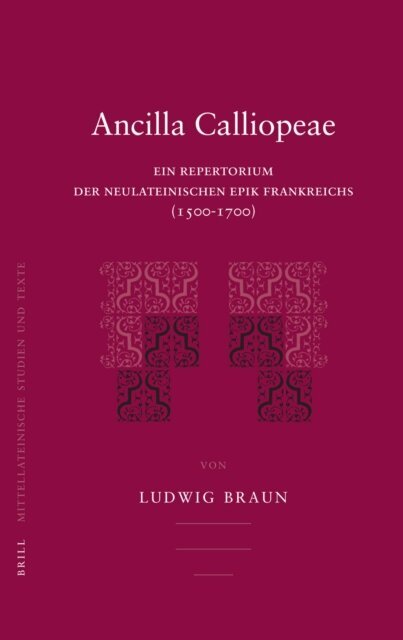 Ludwig Braun - Ancilla Calliopeae, E-bok
