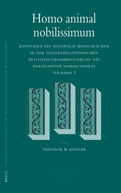 Theodor W. Kohler - Homo animal nobilissimum, E-bok